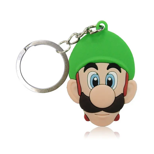Porte-clé Mario Luigi Face