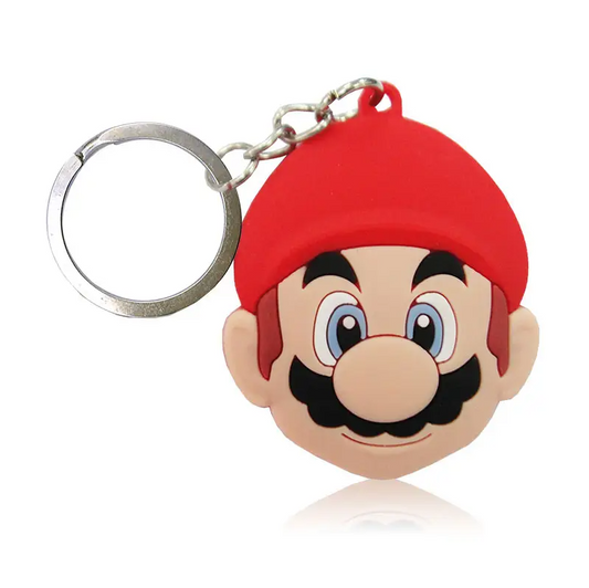 Porte-clé Mario Mario Face