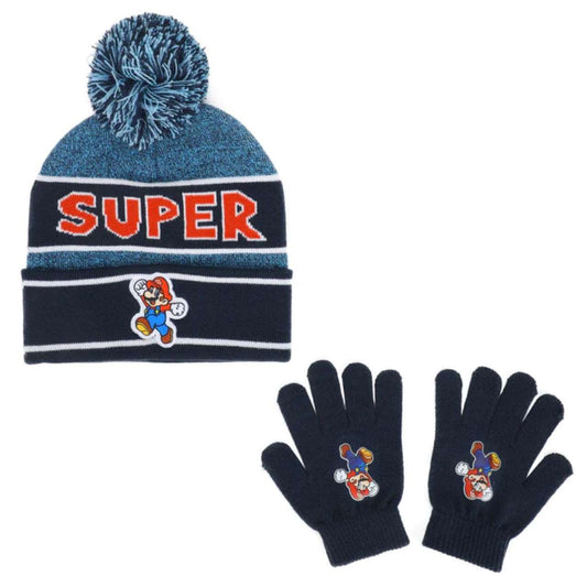 Mario Tuque And Gloves Jump Blue - Super Mario Bros