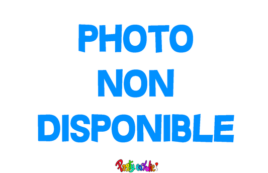 Combinaison de clown bicolore rouge/jaune - Costume adulte