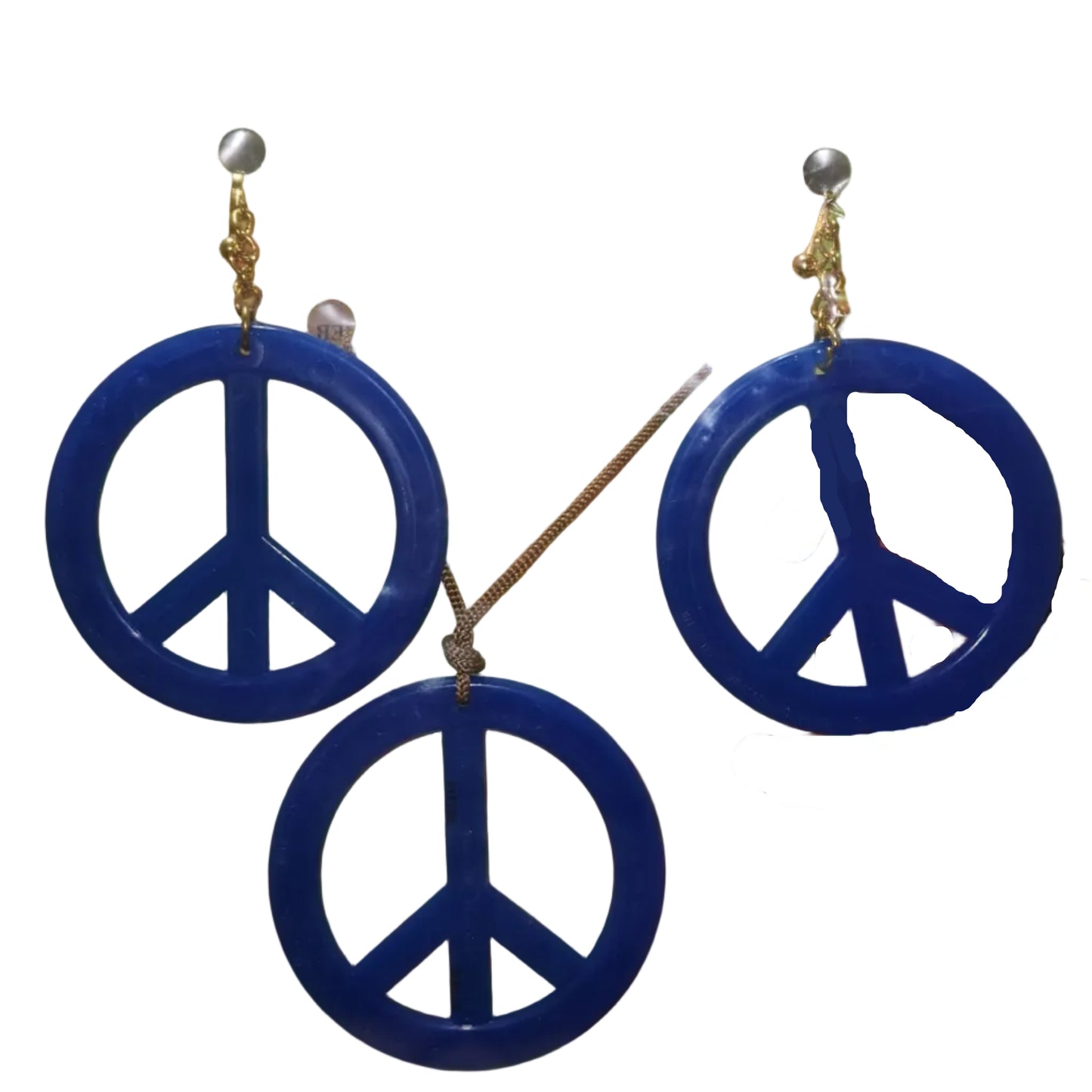 Peace Pendant & Earrings - Feeling Groovy