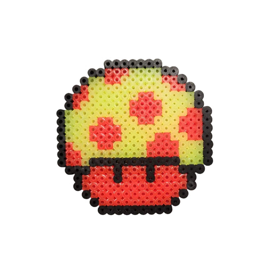 Pixel Art - Neon Mushrooms (Super Mario Bros)