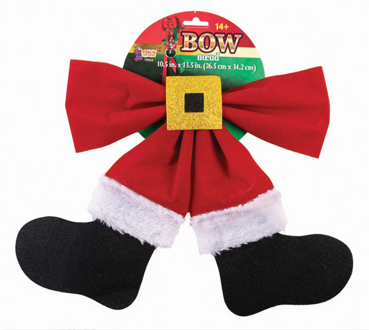 Santa Boot Bow