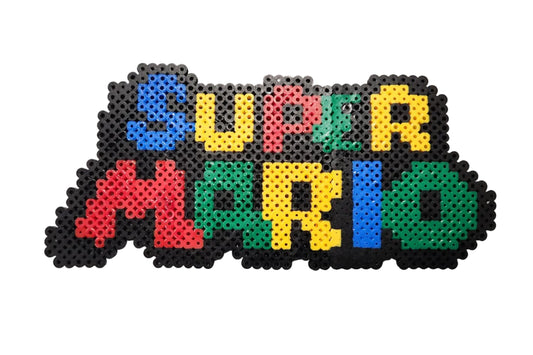 Pixel Art - Super Mario Logo (Super Mario)