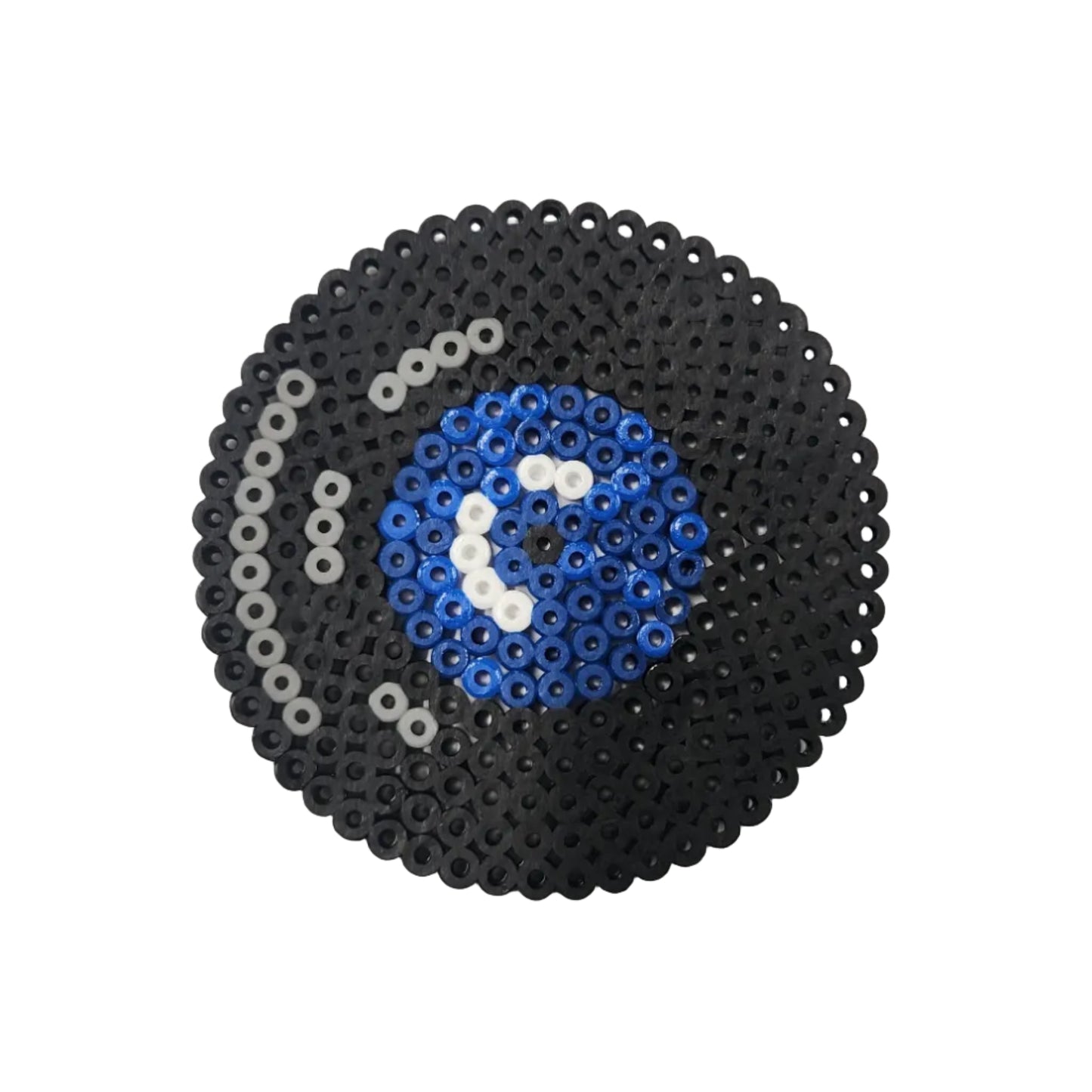 Vinyl Disc Grey Reflections Pixel Art