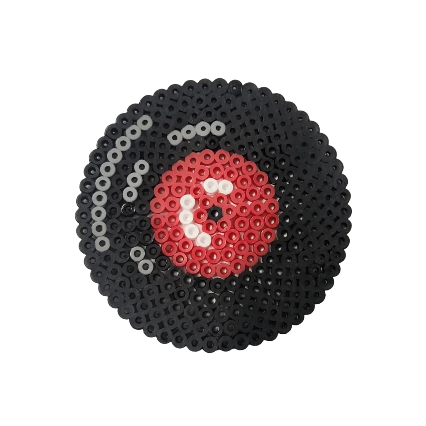 Vinyl Disc Grey Reflections Pixel Art