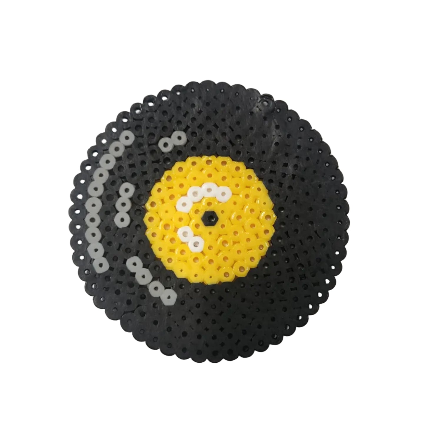 Vinyl Disc Grey Reflections Pixel Art