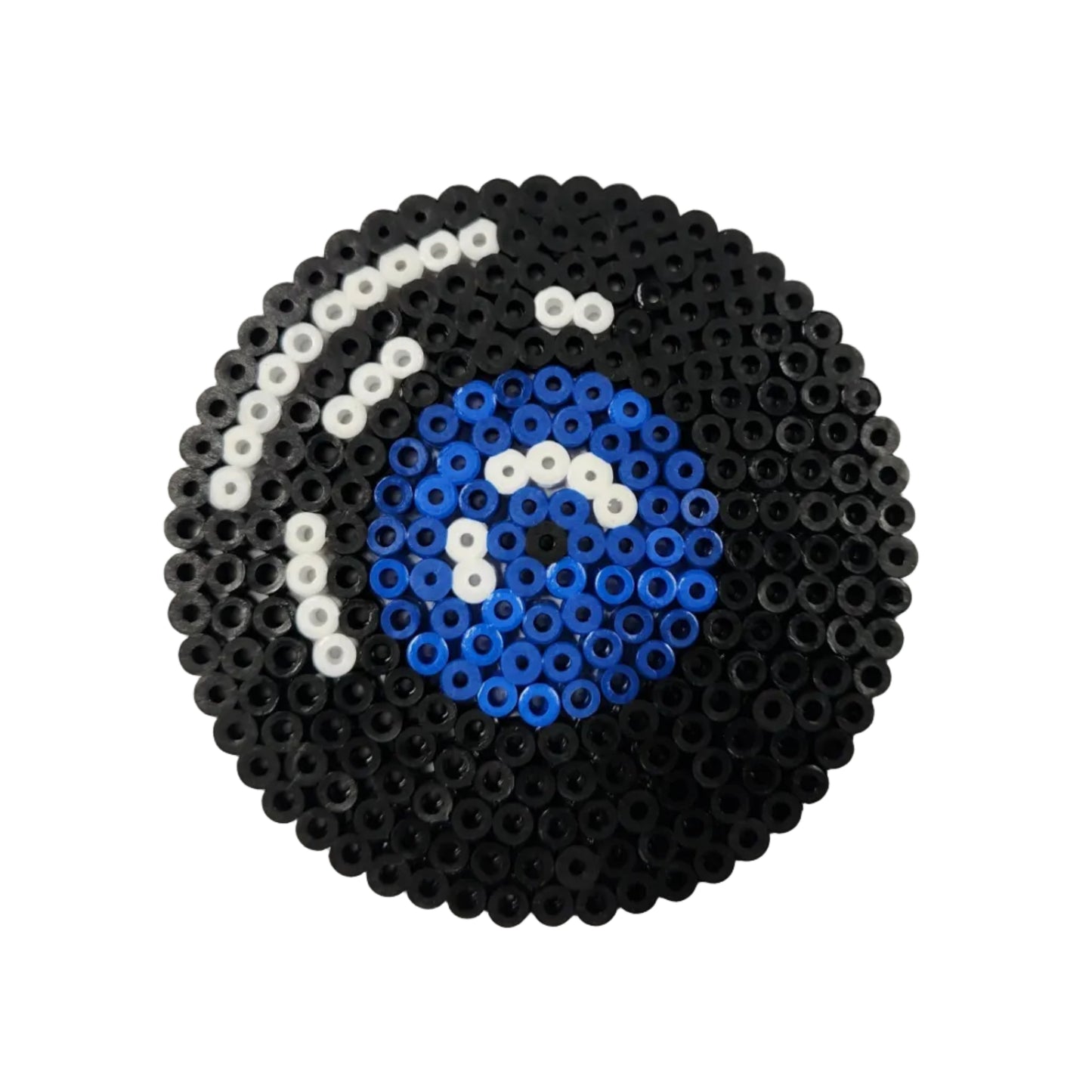 Vinyl Disc White Reflections Pixel Art