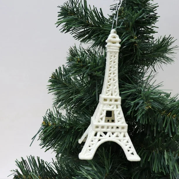 Eiffel Tower Ornament - Holiday Time