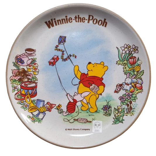 Winnie The Pooh Flying Kite Small Ceramic Plate - Winnie The Pooh