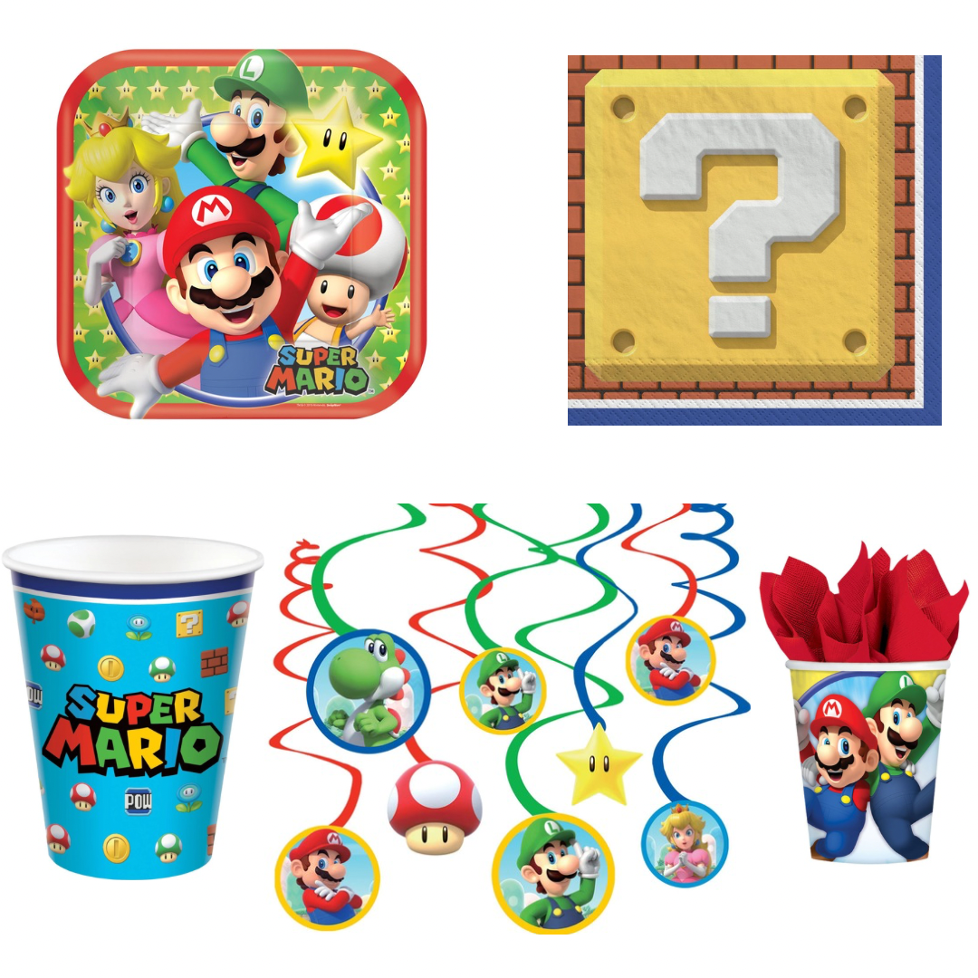 Super Mario Bros Dessert Party Lot 1