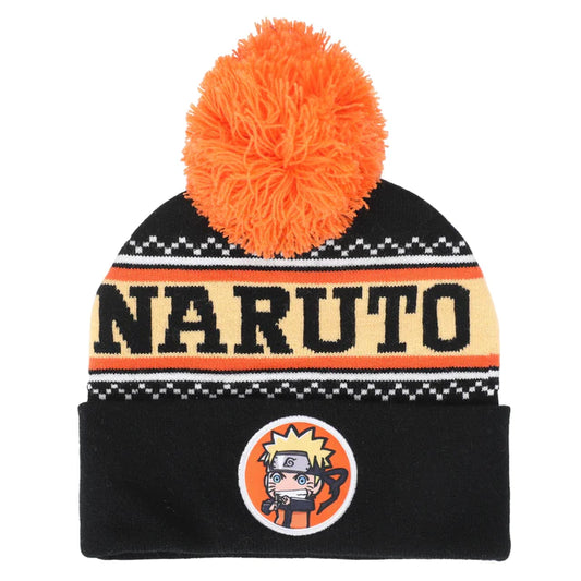 Black And Orange Tuque - Naruto