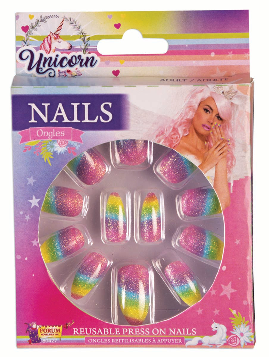 Fake Nails Unicorn