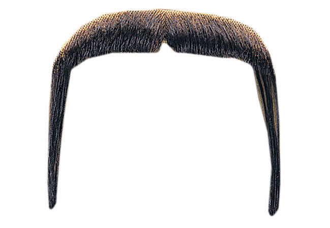 Mandarin Moustache Black