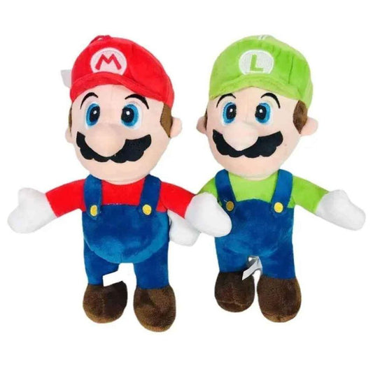 Peluches de Mario et Luigi