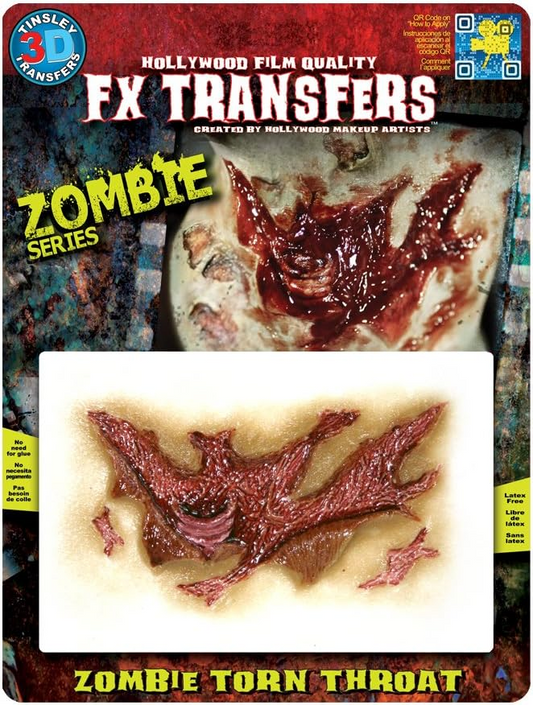 Zombie Torn Throat 3D FX Transfers