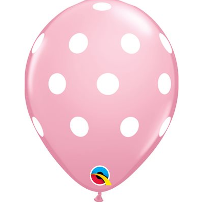 B.11'' Big Polka Dots (Pink)